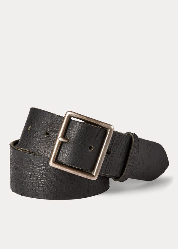 Ralph Lauren Distressed Læder Bælte Herre Danmark (ZNKWQ1458)